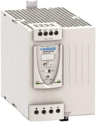 Schneider Electric - 480 Watt, 20 Amp, 380 to 500 VAC Input, 24 VDC Output, DIN Rail Power Supply - Screw Connection, 165mm Wide x 155mm Deep x 143mm High, 92-100% Efficiency, Green LED Output, Red LED Output - Apex Tool & Supply
