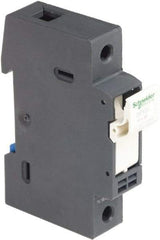 Schneider Electric - 1 Pole, 600 Volt, 32 Amp, DIN Rail Mount Fuse Holder - Compatible with 38mm Long x 17mm Wide and 10mm Diameter Fuse - Apex Tool & Supply