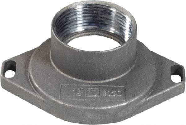 Square D - 1-1/2 Inch Conduit, Safety Switch Plate Hub - For Use with Load Centers, RB Devices - Apex Tool & Supply