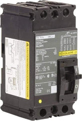 Square D - 70 Amp, 250 VDC, 480 VAC, 2 Pole, Panel Mount Molded Case Circuit Breaker - Thermal Magnetic Trip, 18 kA at 480/600 VAC Breaking Capacity, 12-1/0 (Aluminum), 14-1/0 (Copper) AWG, 4.13 Inch Deep x 6 Inch High x 3 Inch Long - Apex Tool & Supply
