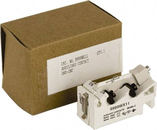 Square D - Contactor Auxiliary Contact - For Use with Class 8502 Type WF/WG/WH Contactor - Apex Tool & Supply