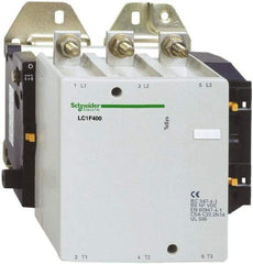 Schneider Electric - 3 Pole, 208 Coil VAC, 400 Amp at 440 VAC, Nonreversible IEC Contactor - Bureau Veritas, CCC, CSA, DNV, EN/IEC 60947-1, EN/IEC 60947-4-1, GL, JEM 1038, LROS, RINA, RMRoS, RoHS Compliant, UL Listed - Apex Tool & Supply