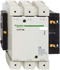 Schneider Electric - 3 Pole, 24 Coil VDC, 250 Amp at 440 VAC, Nonreversible IEC Contactor - Bureau Veritas, CCC, CSA, DNV, EN/IEC 60947-1, EN/IEC 60947-4-1, GL, JEM 1038, LROS, RINA, RMRoS, RoHS Compliant, UL Listed - Apex Tool & Supply