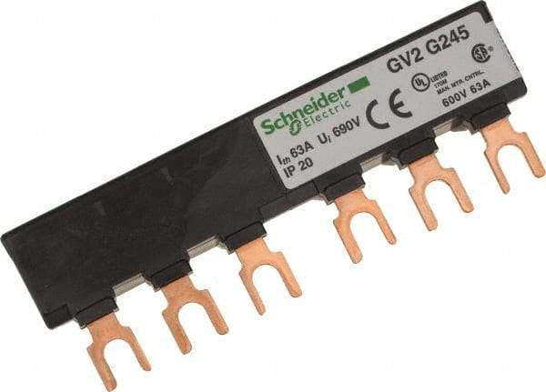 Schneider Electric - Circuit Breaker Comb Busbar - Use with Linergy, TeSys D, TeSys GV2, TeSys K, TeSys U - Apex Tool & Supply