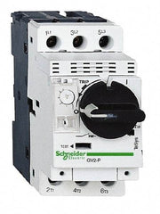 Schneider Electric - 32 Amp, 690 VAC at 50/60 Hz, 3 Pole, Bolt On, Clip Motor Circuit Breaker - Thermal Magnetic Trip, Multiple Breaking Capacity Ratings, 97mm Deep x 89mm High x 45mm Wide - Apex Tool & Supply