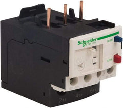 Schneider Electric - 3 Pole, NEMA Size 00-1, 5.5 to 8 Amp, 690 VAC, Thermal NEMA Overload Relay - Trip Class 20, For Use with LC1D09, LC1D12, LC1D18, LC1D25, LC1D32 and LC1D38 - Apex Tool & Supply