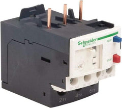 Schneider Electric - 3 Pole, NEMA Size 00-1, 4 to 6 Amp, 690 VAC, Thermal NEMA Overload Relay - Trip Class 20, For Use with LC1D09, LC1D12, LC1D18, LC1D25, LC1D32 and LC1D38 - Apex Tool & Supply
