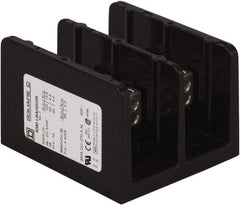 Square D - 2 Poles, 270 (Aluminium), 350 (Copper) Amp, Phenolic Power Distribution Block - 600 VAC, 2 Primary Connection - Apex Tool & Supply