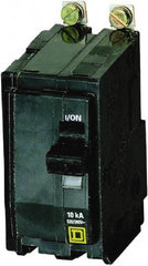 Square D - 15 Amp, 240 VAC, 2 Pole, Bolt On Miniature Circuit Breaker - 14-8 AWG - Apex Tool & Supply