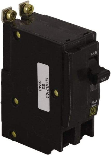 Square D - 100 Amp, 240 VAC, 2 Pole, Plug In Miniature Circuit Breaker - 4-2/0 AWG - Apex Tool & Supply