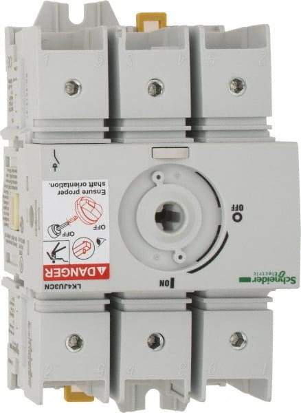Schneider Electric - 600VAC at 50/60 Hz, 3 Pole, Nonfused Cam & Disconnect Switch - 3.13 Inch Wide x x 4.92 Inch High x x 2.52 Inch Deep - Apex Tool & Supply