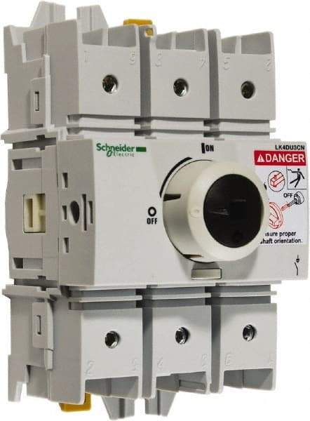 Schneider Electric - 600VAC at 50/60 Hz, 3 Pole, Nonfused Cam & Disconnect Switch - 3.13 Inch Wide x x 4.92 Inch High x x 2.52 Inch Deep - Apex Tool & Supply