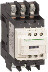 Schneider Electric - 3 Pole, 100 Coil VAC at 50/60 Hz, 65 Amp at 440 VAC, Nonreversible IEC Contactor - CCC, CSA, CSA C22.2 No. 14, EN/IEC 60947-4-1, EN/IEC 60947-5-1, GOST, RoHS Compliant, UL 508, UL Listed - Apex Tool & Supply