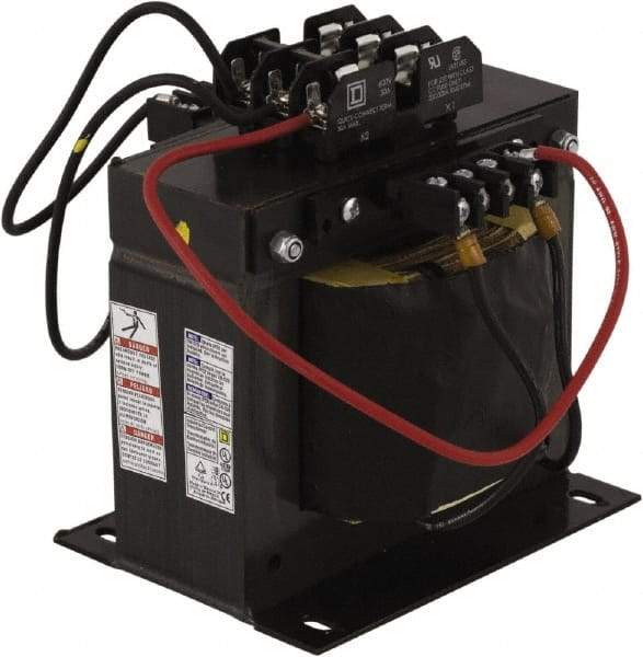 Square D - 1 Phase, 1,500 VA, Top Mount Fuse Block Control Transformer - 239°F Temp Rise - Apex Tool & Supply
