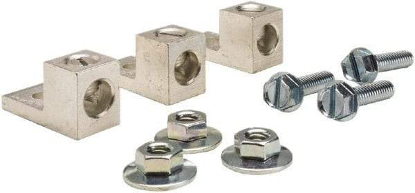Square D - 14-1/0 AWG, Mechanical Transformer Lug Kit - For Use with Single Phase Primary, Single Phase Secondary, Three Phase Delta Primary and Three Phase Delta Secondary Transformers - Apex Tool & Supply
