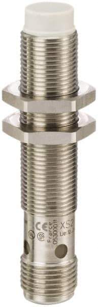 Telemecanique Sensors - PNP, 7mm Detection, Cylinder, Inductive Proximity Sensor - 3 Wires, IP67, IP69, 12 to 24 VDC, M12x1 Thread, 61mm Long - Apex Tool & Supply