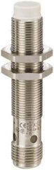 Telemecanique Sensors - PNP, 7mm Detection, Cylinder, Inductive Proximity Sensor - 3 Wires, IP67, IP69, 12 to 24 VDC, M12x1 Thread, 61mm Long - Apex Tool & Supply