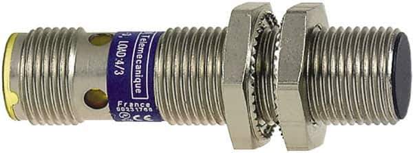 Telemecanique Sensors - NPN, 4mm Detection, Cylinder, Inductive Proximity Sensor - 3 Wires, IP67, IP69, 12 to 24 VDC, M12x1 Thread, 50mm Long - Apex Tool & Supply
