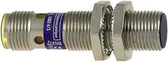 Telemecanique Sensors - PNP, NO/NC, 2mm Detection, Cylinder, Inductive Proximity Sensor - 4 Wires, IP67, 12 to 24 VDC, M12x1 Thread, 48mm Long - Apex Tool & Supply