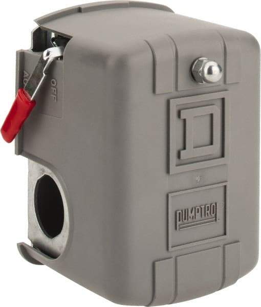 Square D - 1 and 3R NEMA Rated, 70 to 150 psi, Electromechanical Pressure and Level Switch - Fixed Pressure, 575 VAC, L1-T1, L2-T2 Terminal, For Use with Square D Pumptrol - Apex Tool & Supply