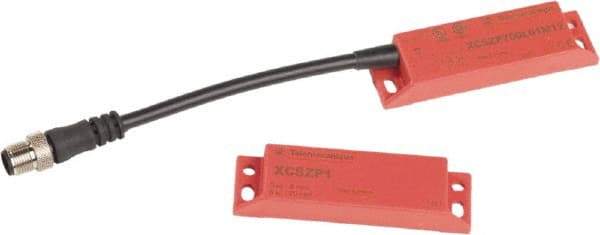 Telemecanique Sensors - NO/2NC Configuration, 24 VDC, 100 Amp, Plastic Noncontact Safety Limit Switch - 0.15m Cable Length, 25mm Wide x 13mm Deep x 88mm High, IP67 Ingress Rating - Apex Tool & Supply