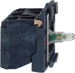 Schneider Electric - 110-120 V White Lens LED Indicating Light - Screw Clamp Connector, Vibration Resistant - Apex Tool & Supply