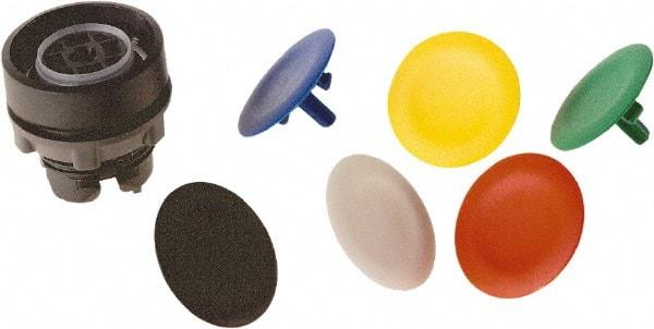 Schneider Electric - 22mm Mount Hole, Flush, Pushbutton Switch Only - Round, Multicolor Pushbutton, Nonilluminated, Momentary (MO) - Apex Tool & Supply