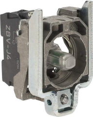 Schneider Electric - 12 VAC/VDC at 50/60 Hz Red Lens LED Indicating Light - Screw Connector, Electromagnetic Field Resistant, Electrostatic Discharge Resistant, Shock Resistant, Vibration Resistant - Apex Tool & Supply