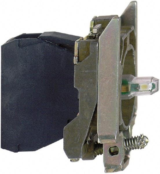 Schneider Electric - 24-120 VAC/VDC at 50/60 Hz Green Lens LED Indicating Light - Screw Connector, Electromagnetic Field Resistant, Electrostatic Discharge Resistant, Shock Resistant, Vibration Resistant - Apex Tool & Supply
