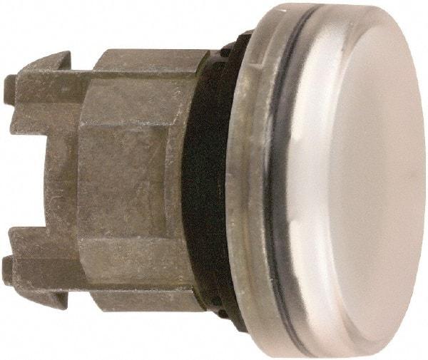 Schneider Electric - White Lens LED Pilot Light - Round Lens, Shock Resistant, Vibration Resistant, Water Resistant - Apex Tool & Supply