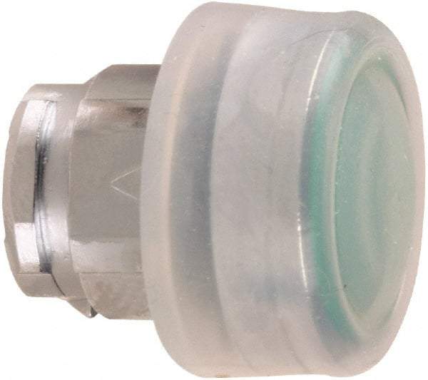 Schneider Electric - 22mm Mount Hole, Extended Straight, Pushbutton Switch Only - Round, Green Pushbutton, Nonilluminated, Momentary (MO) - Apex Tool & Supply