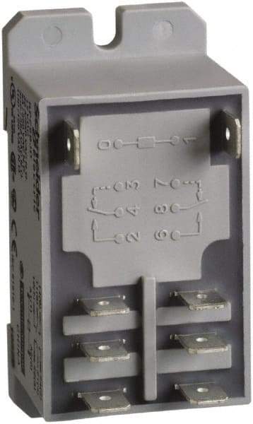 Schneider Electric - 7,500 VA Power Rating, Electromechanical Plug-in General Purpose Relay - 20 Amp at 28 VDC, 25 Amp at 28 VDC, 3 Amp at 250/277 VAC & 28 VDC, 30 Amp at 250 VAC & 277 VAC, 2CO, 24 VAC - Apex Tool & Supply