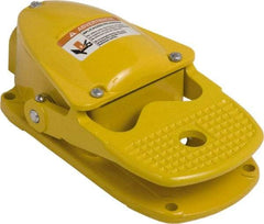 Square D - 2 Treadles, 5 Amp, Momentary (MO), SPDT, Electric Foot Switch - 13, 2 & 4 NEMA Rated, 11-1/2" Long x 6.8" Wide x 6-1/2" High - Apex Tool & Supply