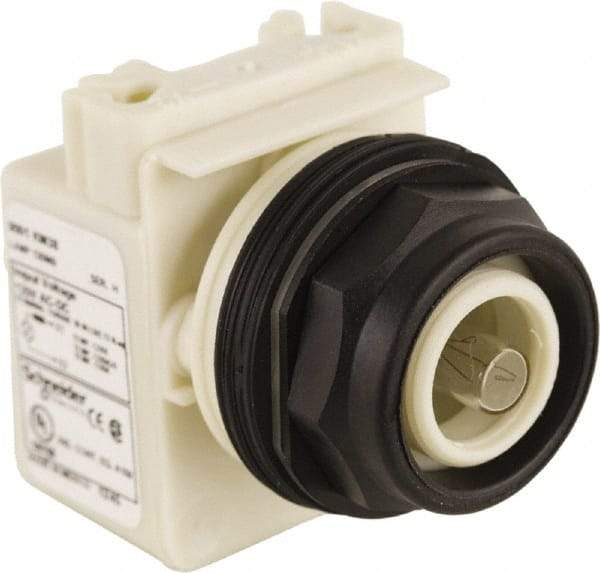 Schneider Electric - 120 V Indicating Light - Round Lens, Screw Clamp Connector, Corrosion Resistant, Dust Resistant, Oil Resistant - Apex Tool & Supply