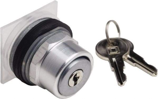 Schneider Electric - 30mm Mount Hole, Extended Straight, Pushbutton Switch Only - Round, Weatherproof, Dust and Oil Resistant - Apex Tool & Supply