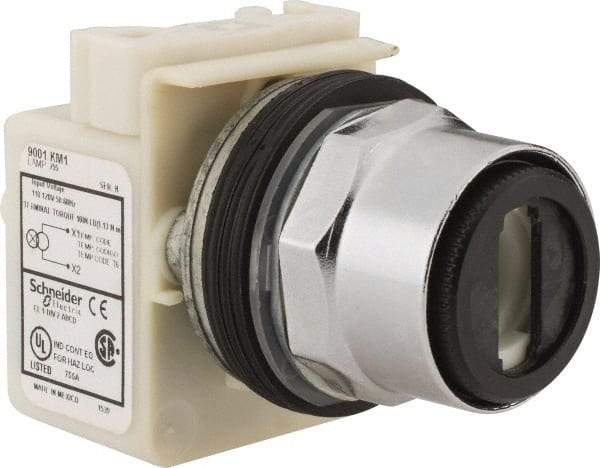 Schneider Electric - 1.18 Inch Mount Hole, 2 Position, Pushbutton Operated, Selector Switch Only - Maintained (MA), Weatherproof and Dust and Oil Resistant - Apex Tool & Supply