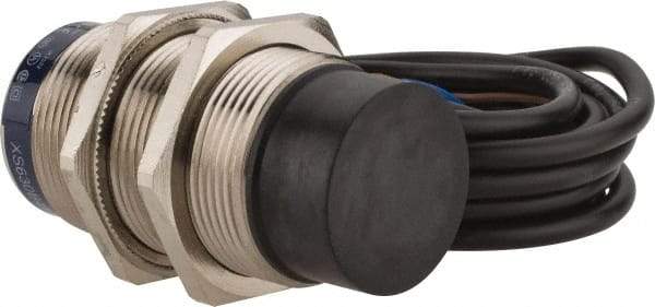 Telemecanique Sensors - NPN, PNP, 22mm Detection, Cylinder, Inductive Proximity Sensor - 2 Wires, IP68, IP69, 24 to 240 VAC/VDC, M30x1.5 Thread, 63mm Long - Apex Tool & Supply