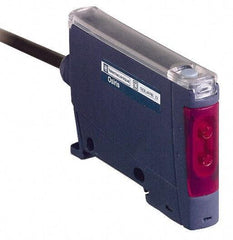 Telemecanique Sensors - Cable Connector, Shock and Vibration Resistant, Multimode Photoelectric Sensor - 12 to 24 VDC, 1 kHz, PBT, 10mm Long x 40mm Wide x 65mm High - Apex Tool & Supply