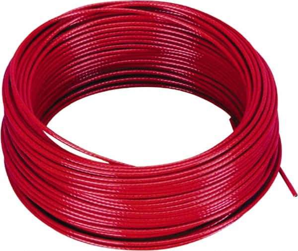 Telemecanique Sensors - 10-1/2m Long, 3.20mm Diameter, Limit Switch Galvanized Cable - For Use with XY2CB, XY2CH, XY2CJ - Apex Tool & Supply
