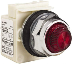 Schneider Electric - 28 V Red Lens Indicating Light - Screw Clamp Connector - Apex Tool & Supply