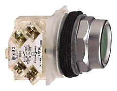 Schneider Electric - 30mm Mount Hole, Recessed, Pushbutton Switch with Contact Block - Octagon, Green Pushbutton, Momentary (MO) - Apex Tool & Supply