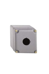 Schneider Electric - 1 Hole, 30mm Hole Diameter, Aluminum Pushbutton Switch Enclosure - 1, 3, 4, 6, 12, 13 NEMA Rated - Apex Tool & Supply