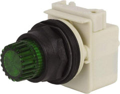 Schneider Electric - 30mm Mount Hole, Extended Straight, Pushbutton Switch Only - Green Pushbutton, Momentary (MO) - Apex Tool & Supply