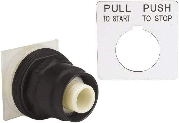 Schneider Electric - 30mm Mount Hole, Extended Straight, Pushbutton Switch Only - Maintained (MA), Momentary (MO) - Apex Tool & Supply