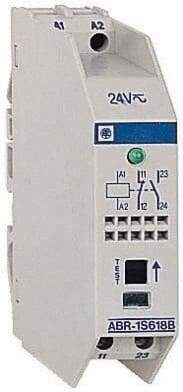 Schneider Electric - 8 Milliamp, Interface Relay Module - DIN Rail Mount, 23 to 104°F, 115 to 127 VAC - Apex Tool & Supply