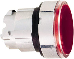 Schneider Electric - 22mm Mount Hole, Flush, Pushbutton Switch Only - Round, Red Pushbutton, Nonilluminated, Momentary (MO) - Apex Tool & Supply