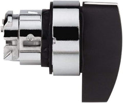 Schneider Electric - 22mm Mount Hole, 3 Position, Handle Operated, Selector Switch - Black, Momentary (MO), Nonilluminated, Shock, Vibration and Water Resistant - Apex Tool & Supply