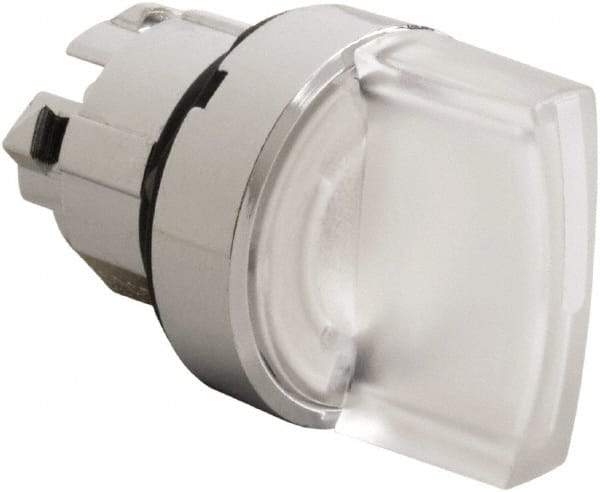 Schneider Electric - 22mm Mount Hole, 2 Position, Handle Operated, Selector Switch - White, Maintained (MA), Illuminated, Shock, Vibration and Water Resistant - Apex Tool & Supply