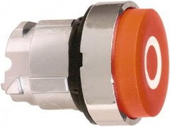 Schneider Electric - 22mm Mount Hole, Extended Straight, Pushbutton Switch Only - Round, Red Pushbutton, Nonilluminated, Momentary (MO) - Apex Tool & Supply