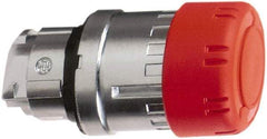 Schneider Electric - 22mm Mount Hole, Extended Mushroom Head, Pushbutton Switch Only - Round, Red Pushbutton, Maintained (MA), Momentary (MO) - Apex Tool & Supply